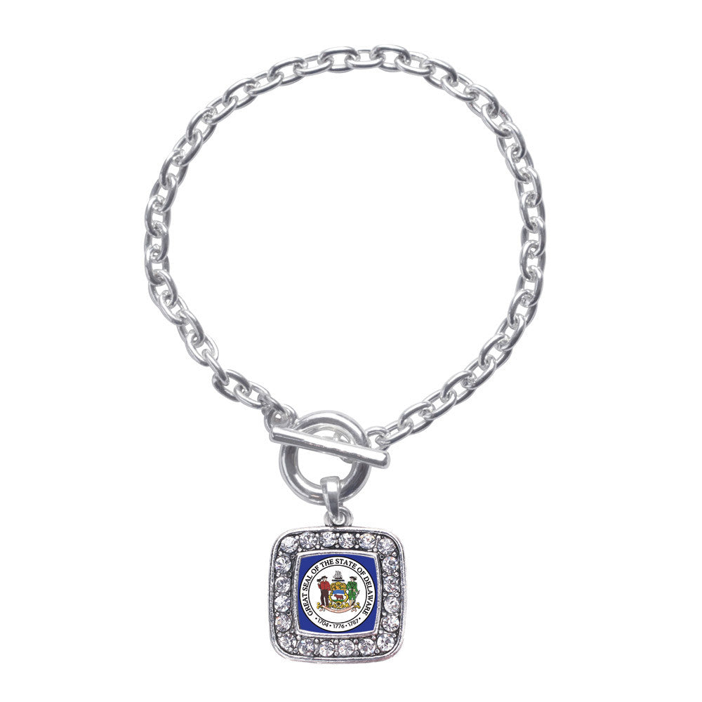 Delaware Flag Square Charm