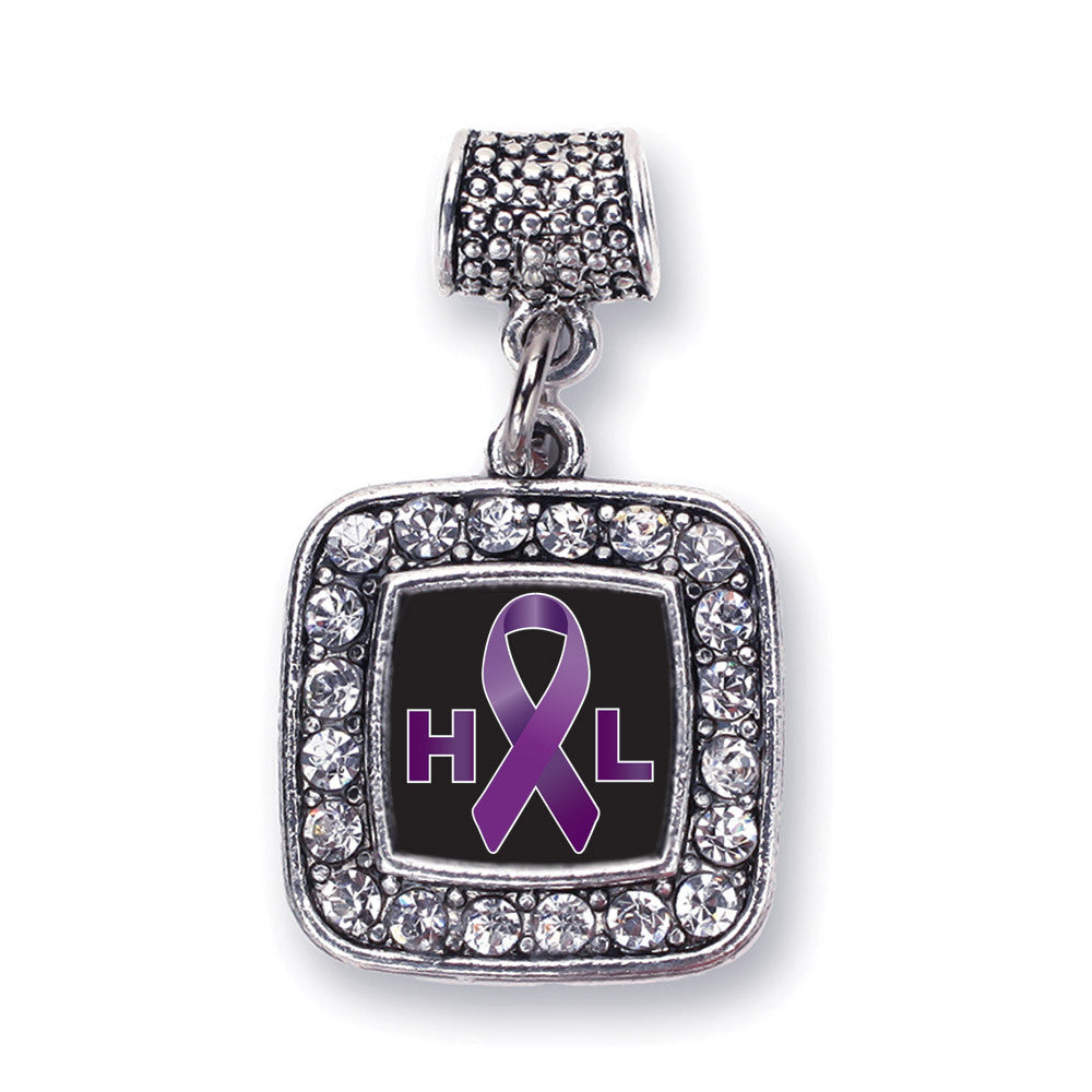 Hodgkin's Lymphoma Support Square Charm