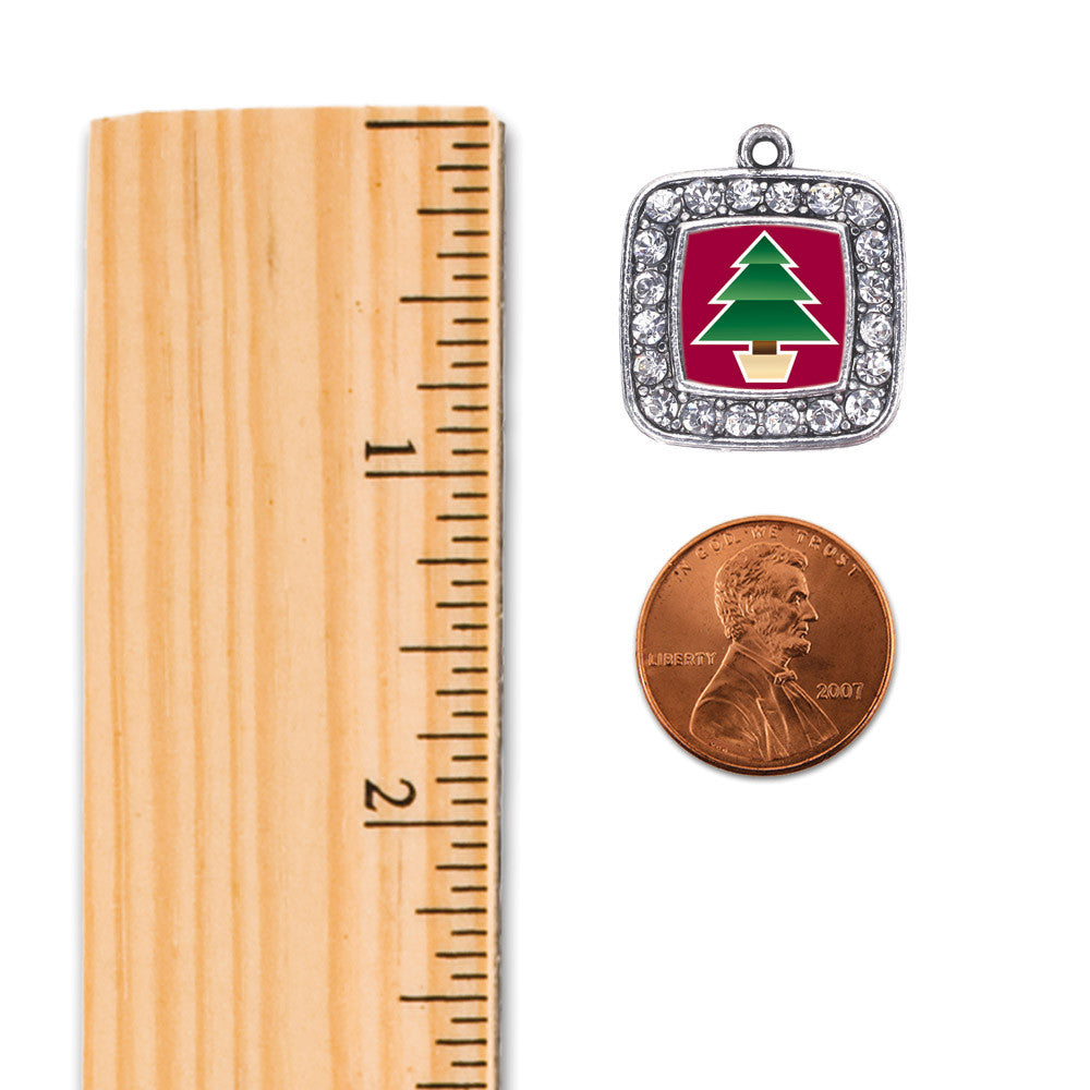 Holiday Tree Square Charm