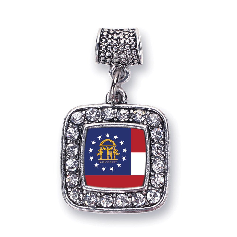 Georgia Flag Square Charm