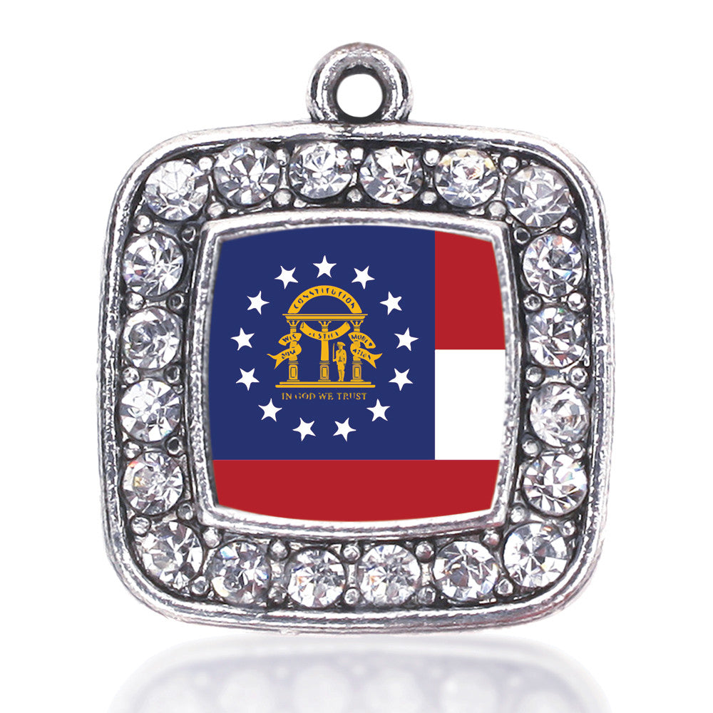 Georgia Flag Square Charm