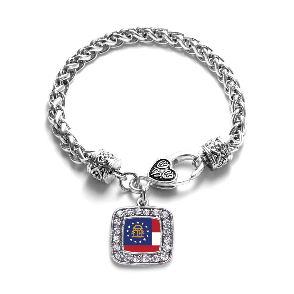 Georgia Flag Square Charm