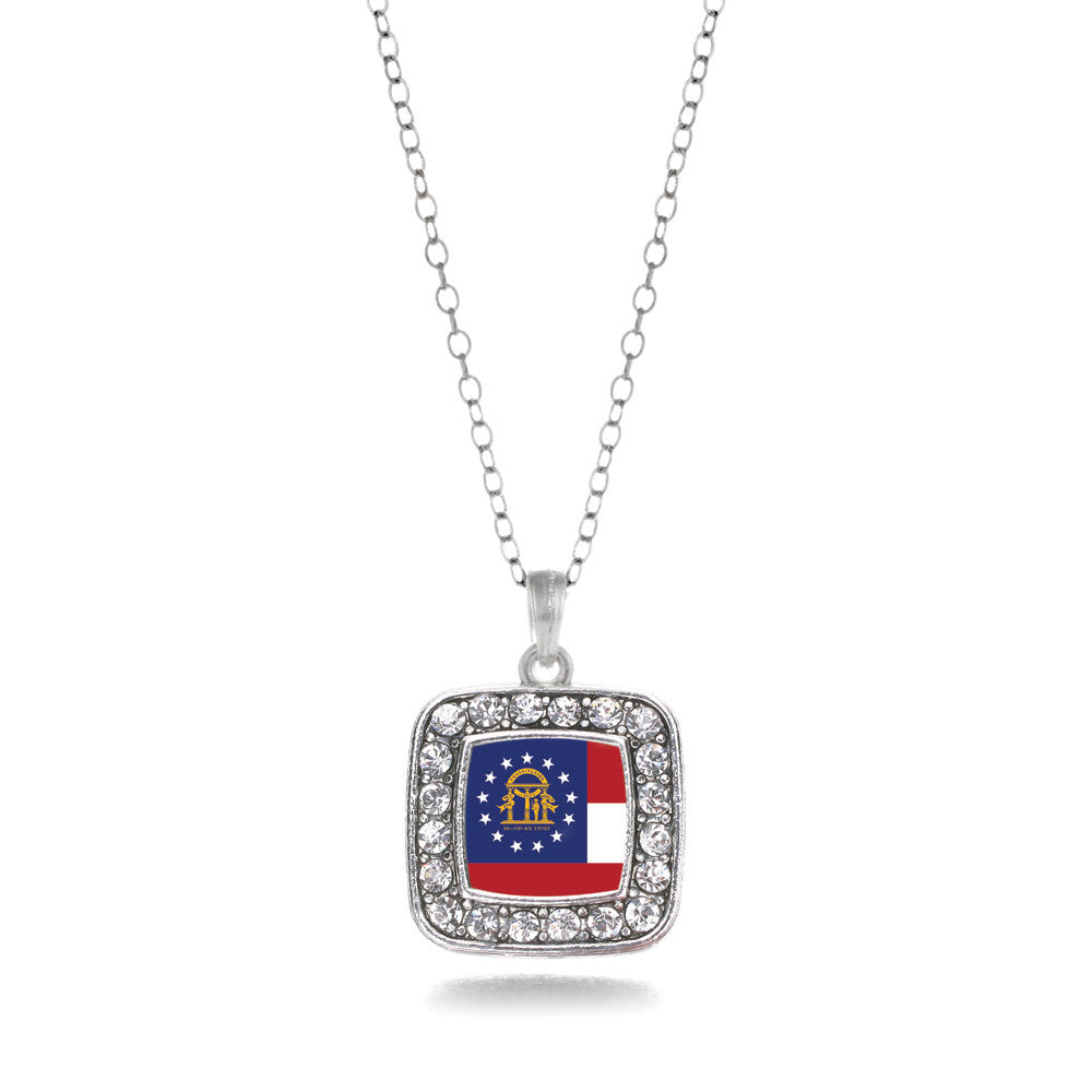 Georgia Flag Square Charm