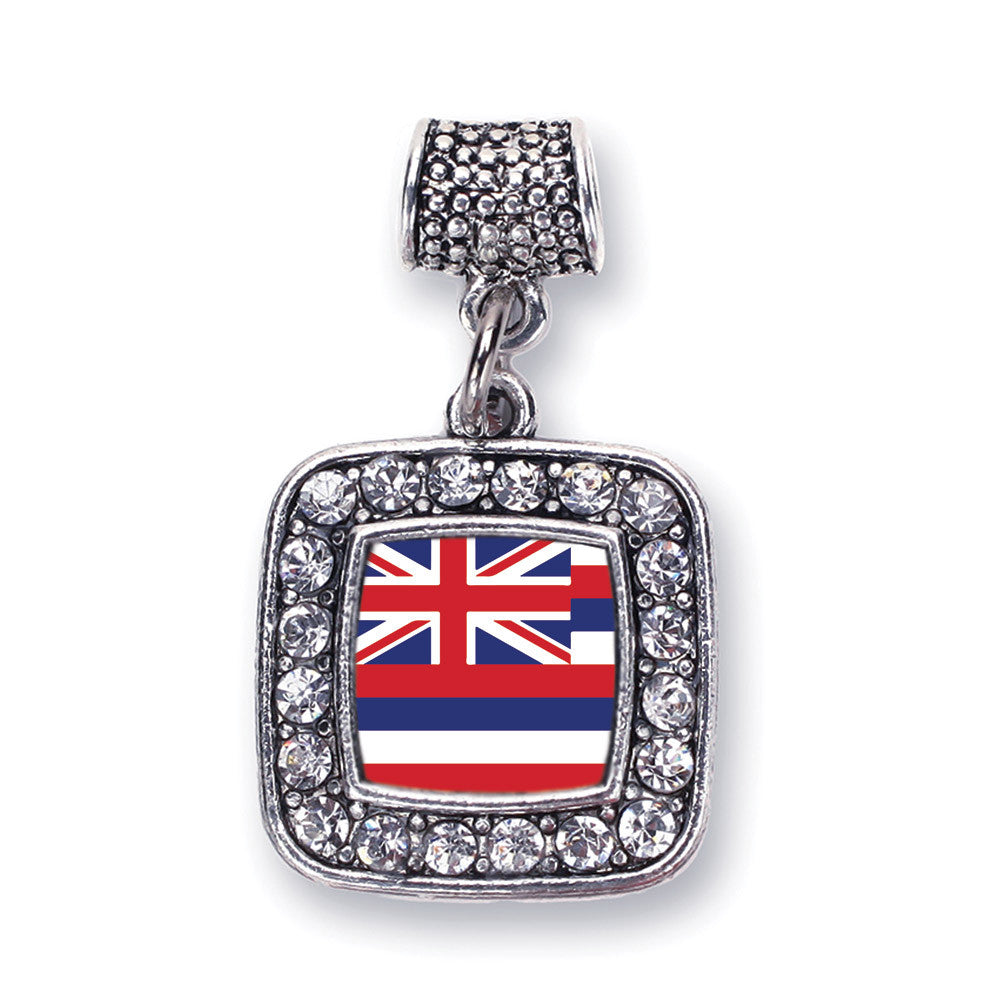 Hawaii Flag Square Charm