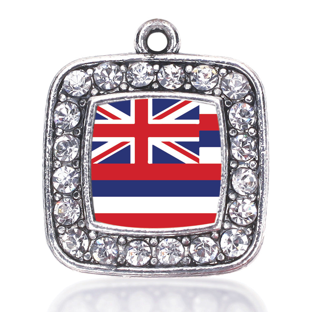 Hawaii Flag Square Charm