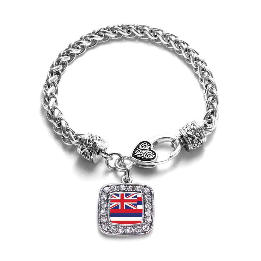 Hawaii Flag Square Charm