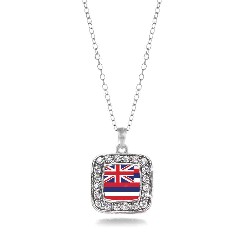 Hawaii Flag Square Charm