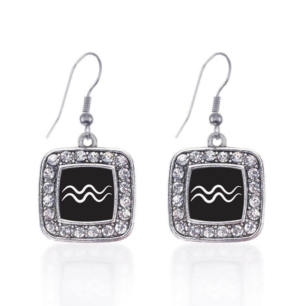Aquarius Zodiac Square Charm