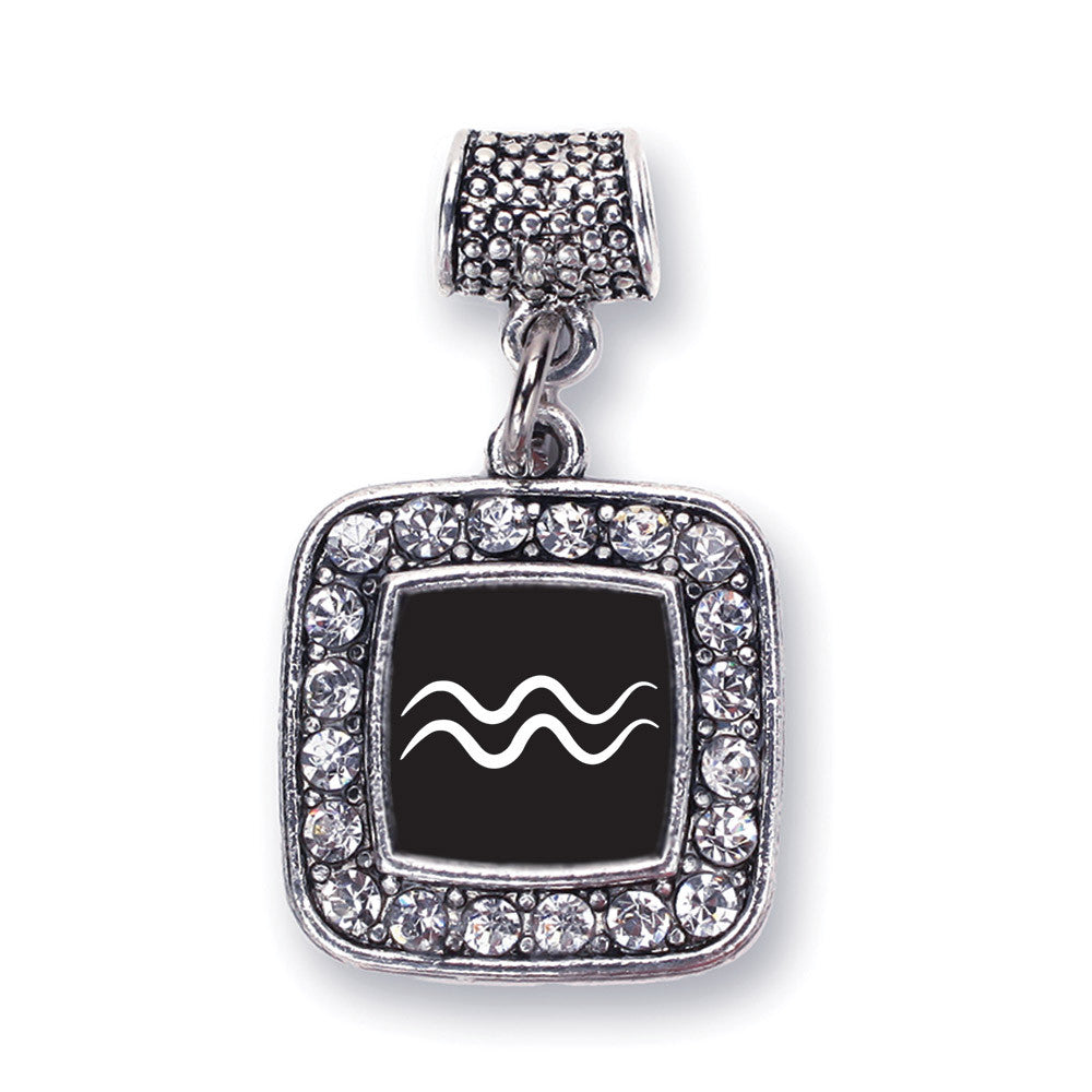Aquarius Zodiac Square Charm