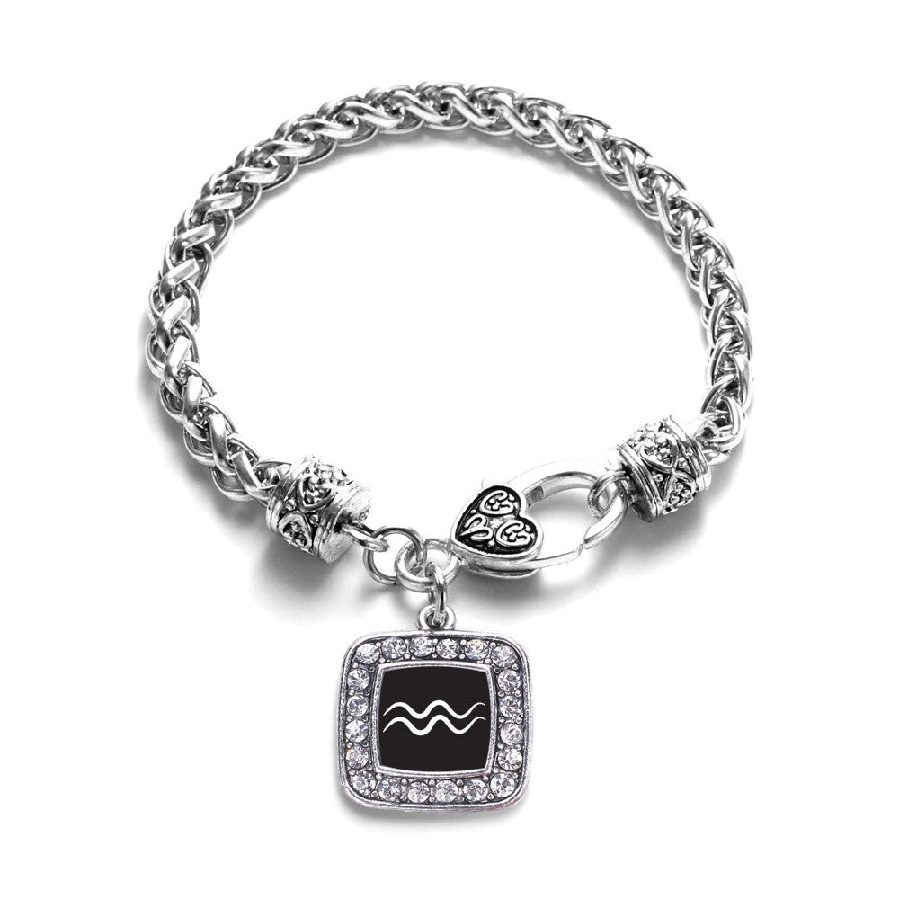 Aquarius Zodiac Square Charm