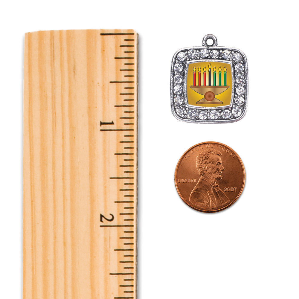 Kwanzaa Square Charm