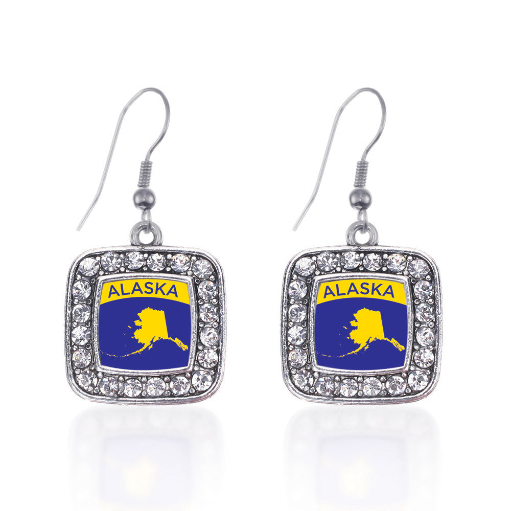 Alaska Outline Square Charm