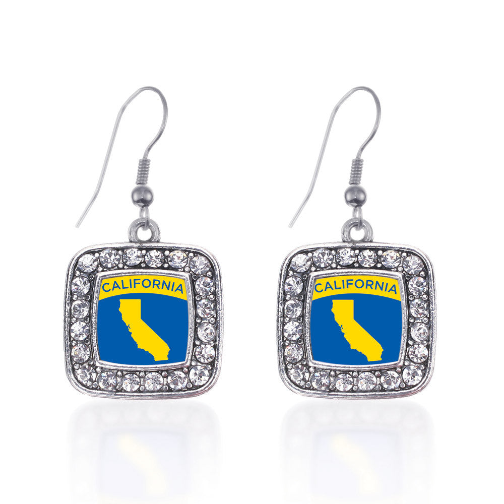 California Outline Square Charm