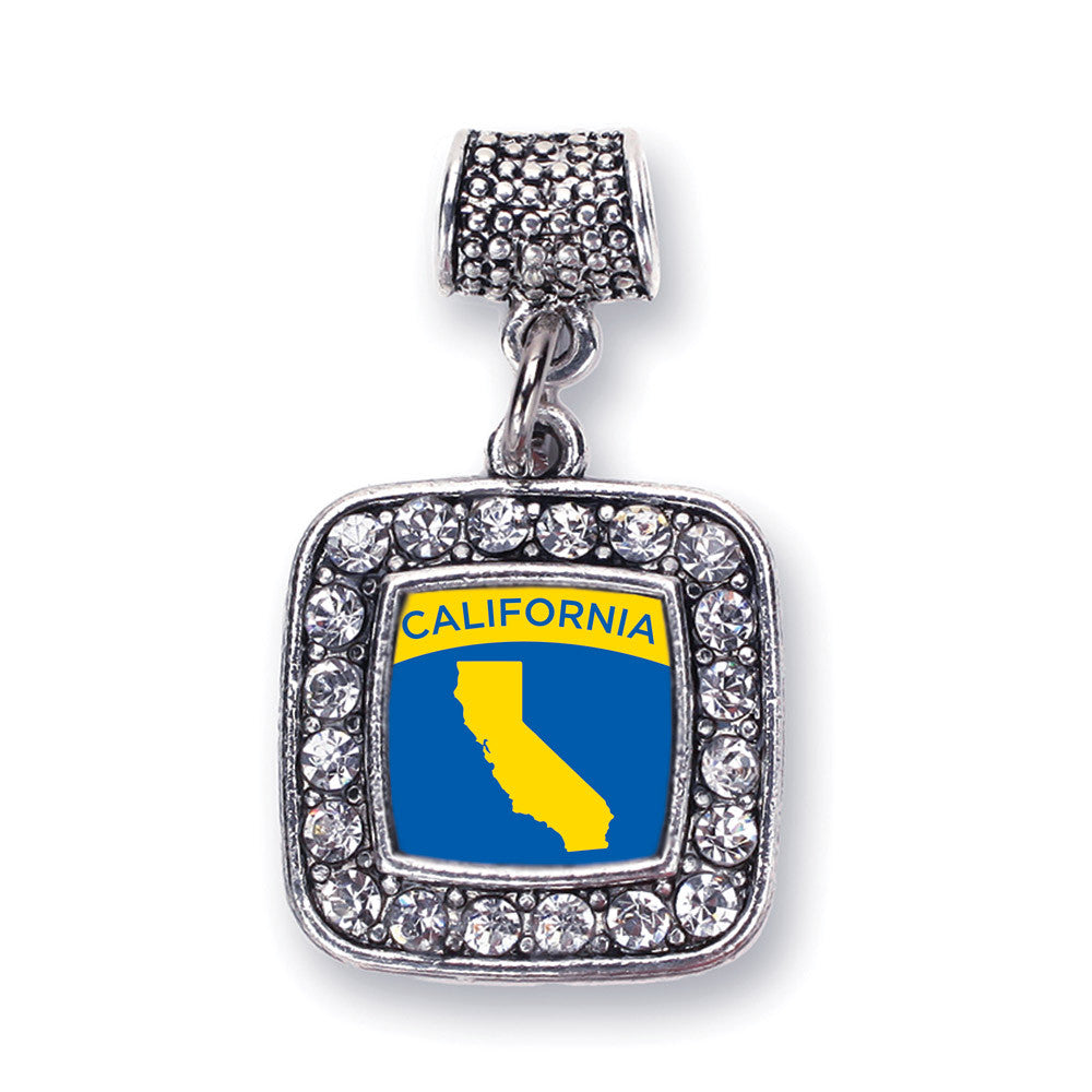 California Outline Square Charm