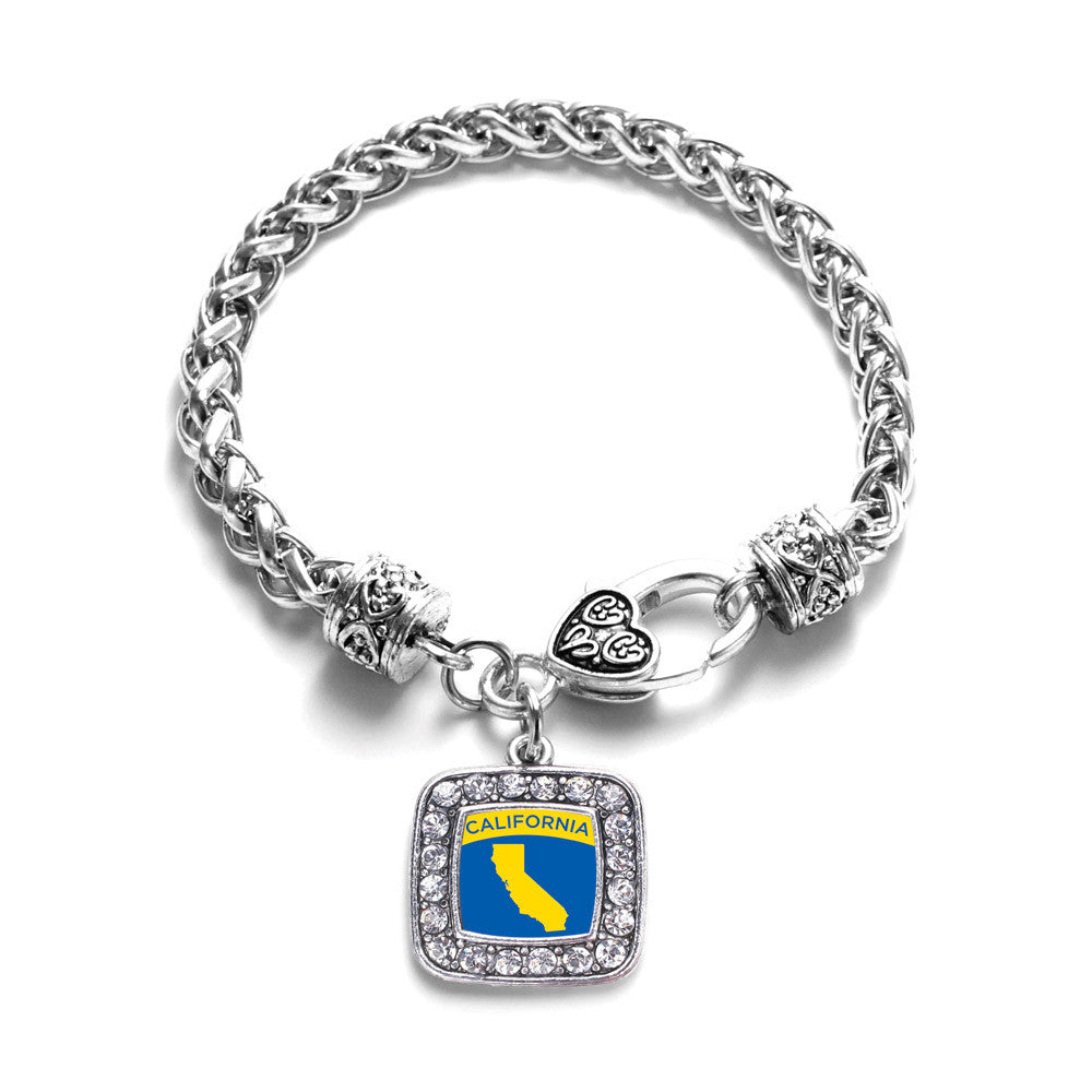 California Outline Square Charm