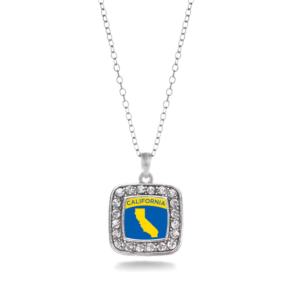 California Outline Square Charm