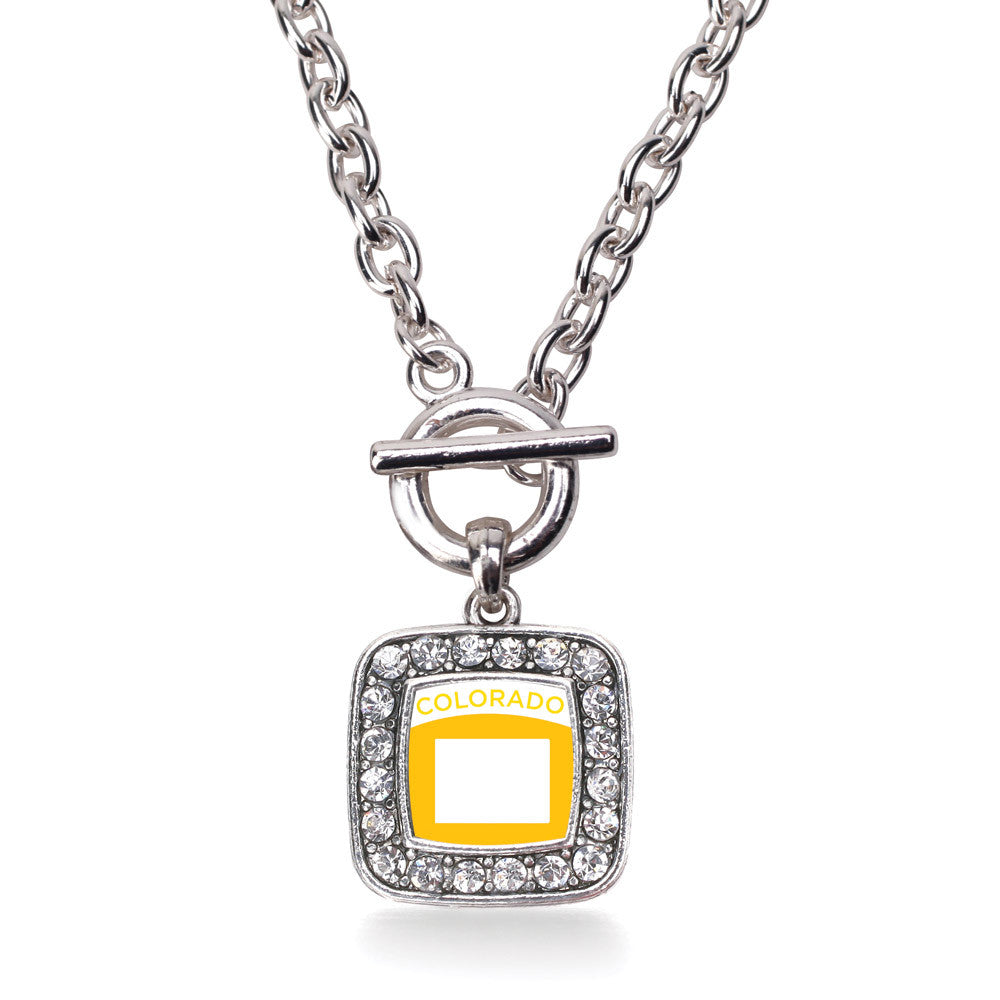 Colorado Outline Square Charm