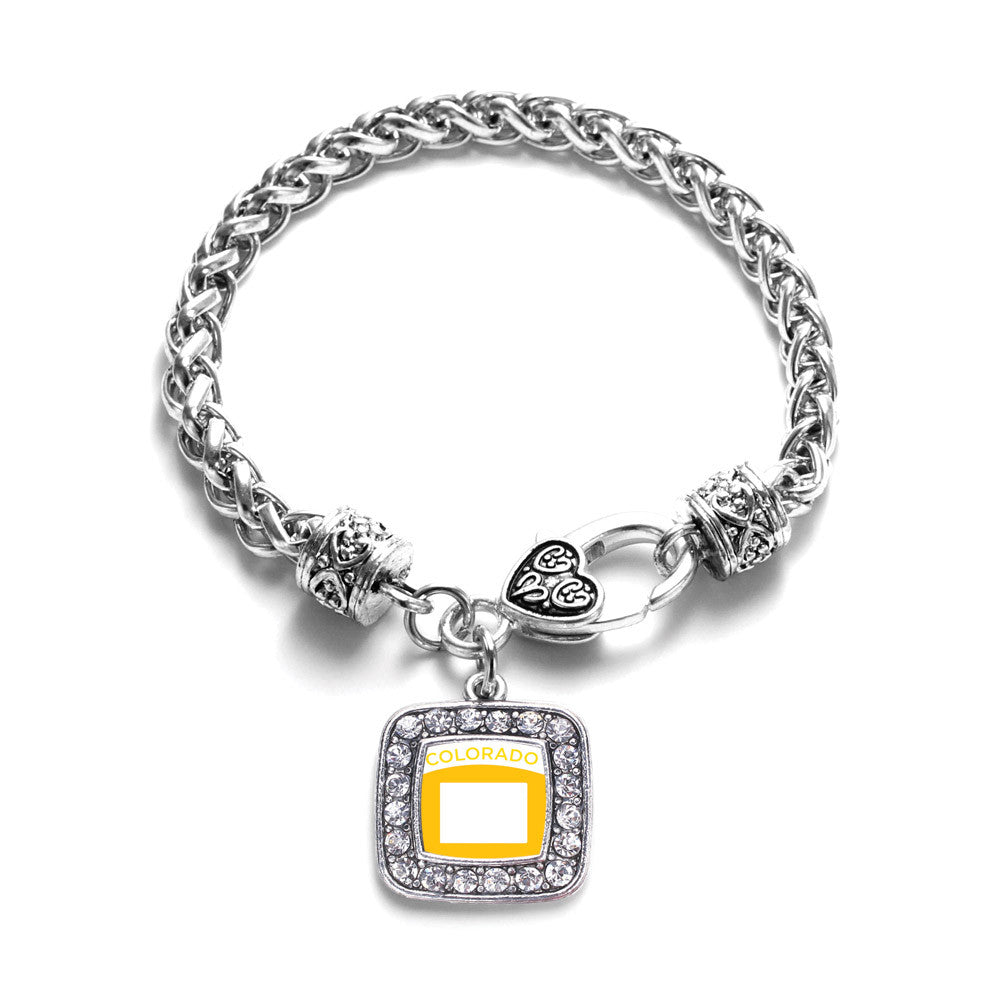 Colorado Outline Square Charm