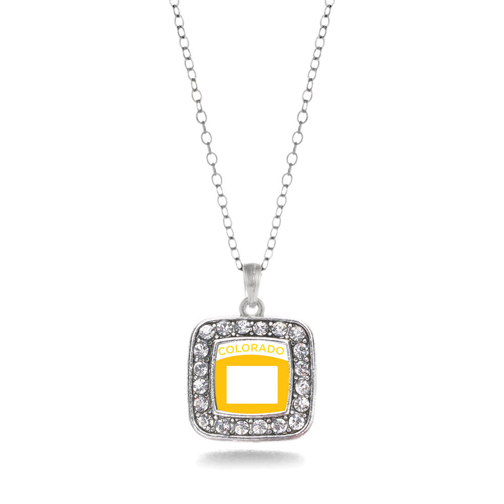 Colorado Outline Square Charm