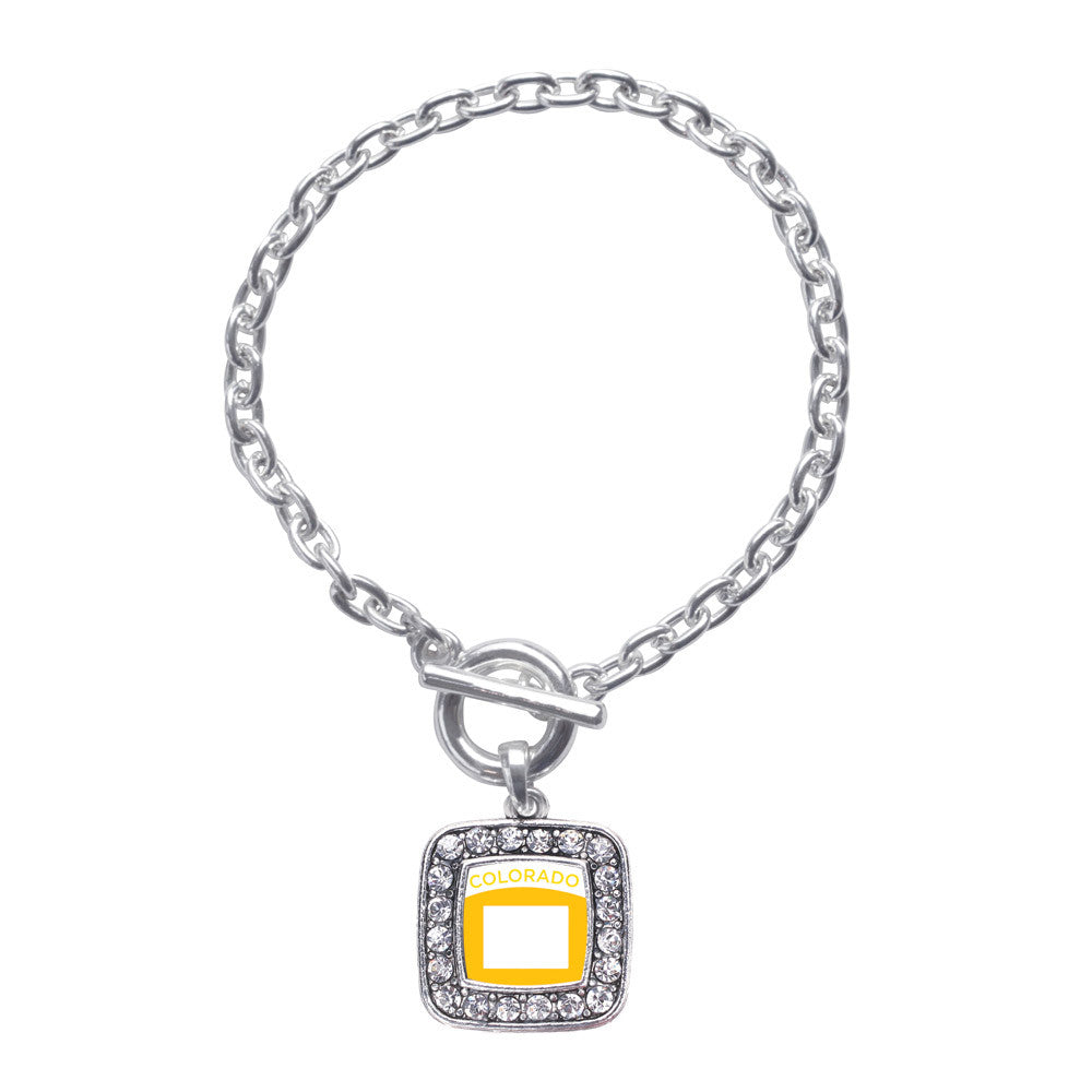 Colorado Outline Square Charm