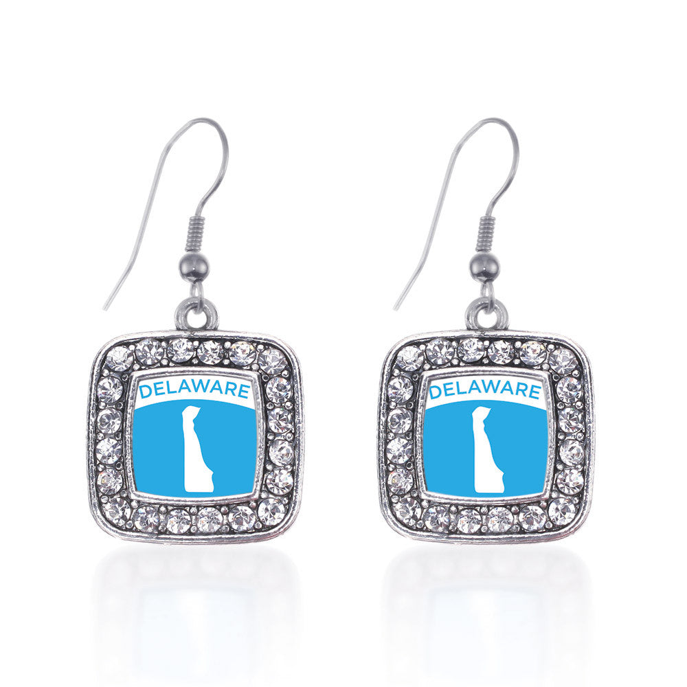 Delaware Outline Square Charm