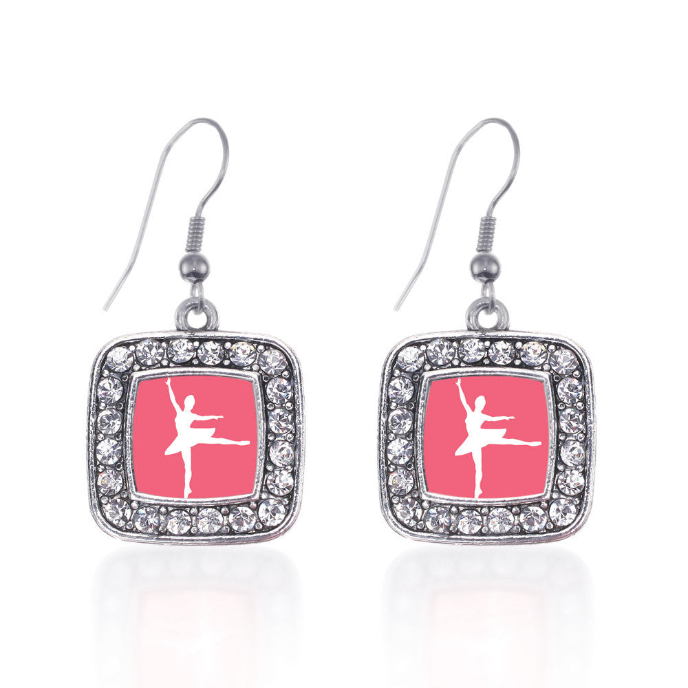 Ballerina Dancer Square Charm
