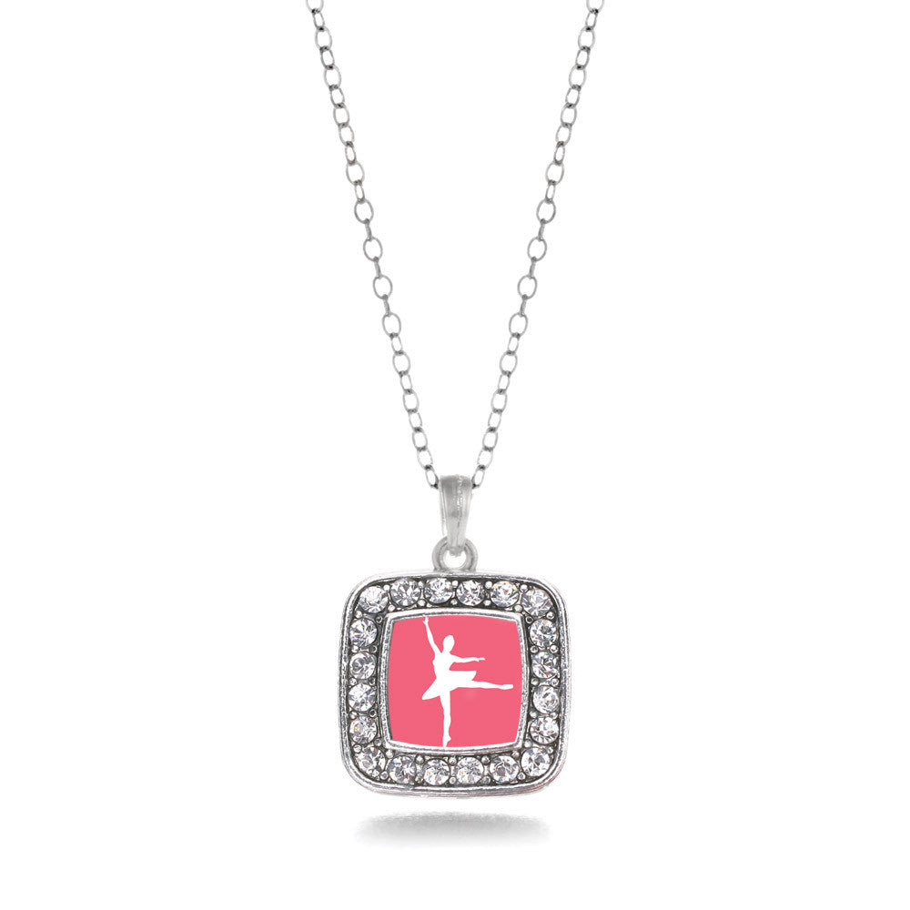 Ballerina Dancer Square Charm