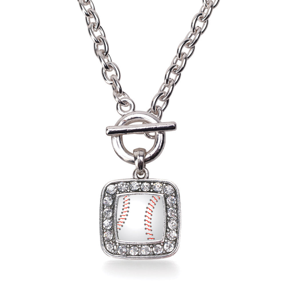 Baseball Square Charm