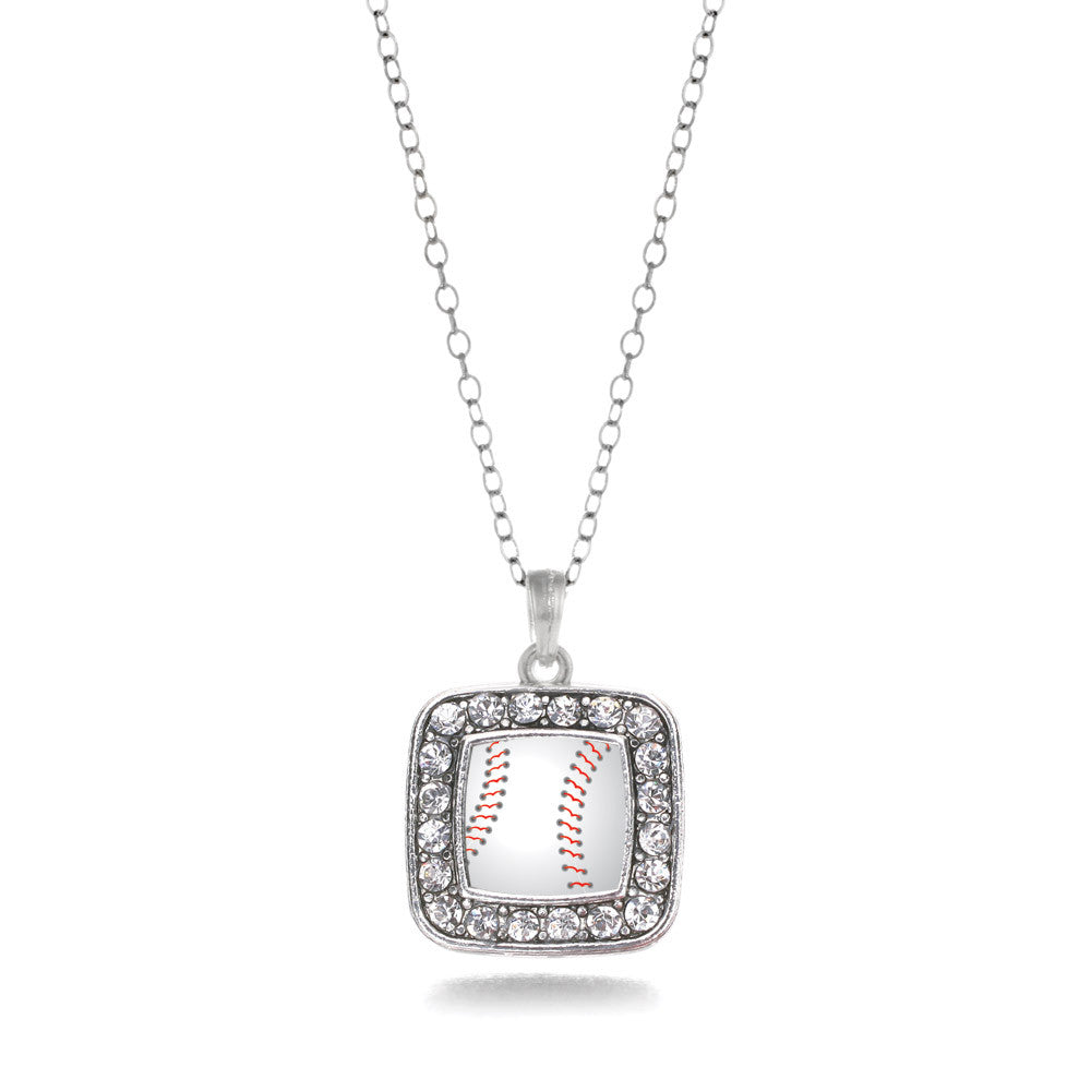 Baseball Square Charm