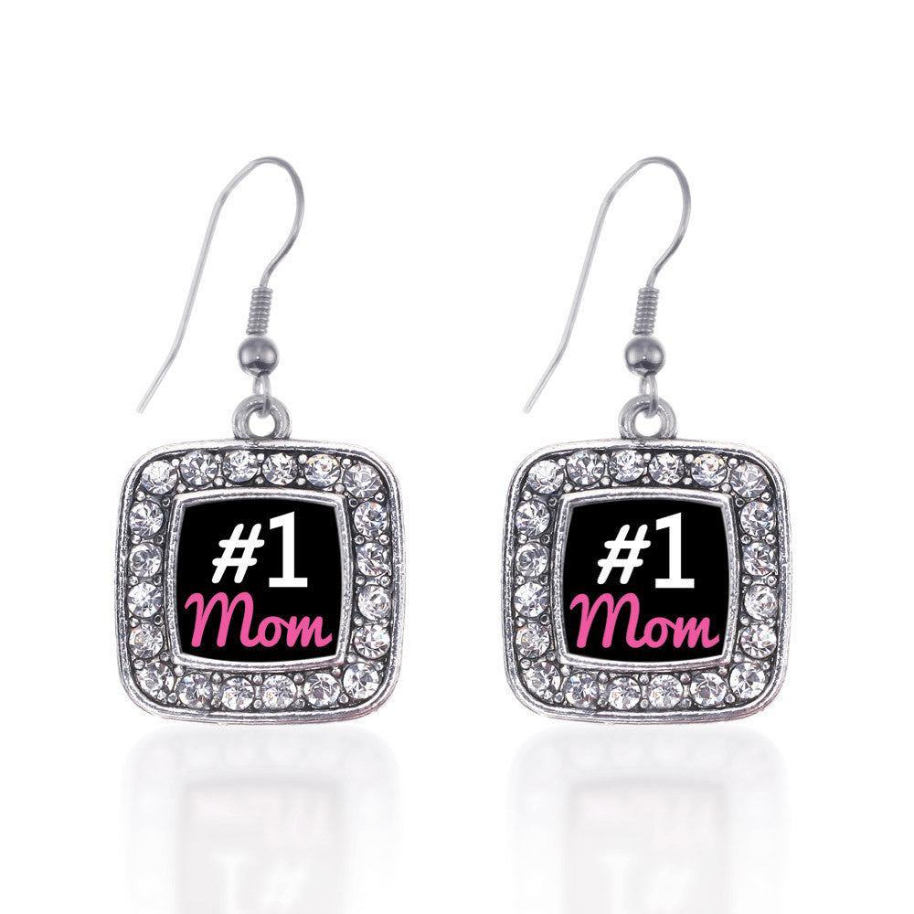 #1 Mom Square Charm