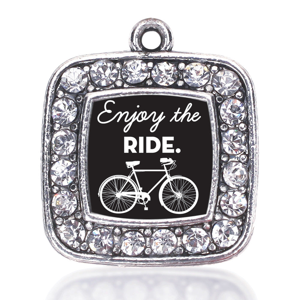 Bicyclist Square Charm