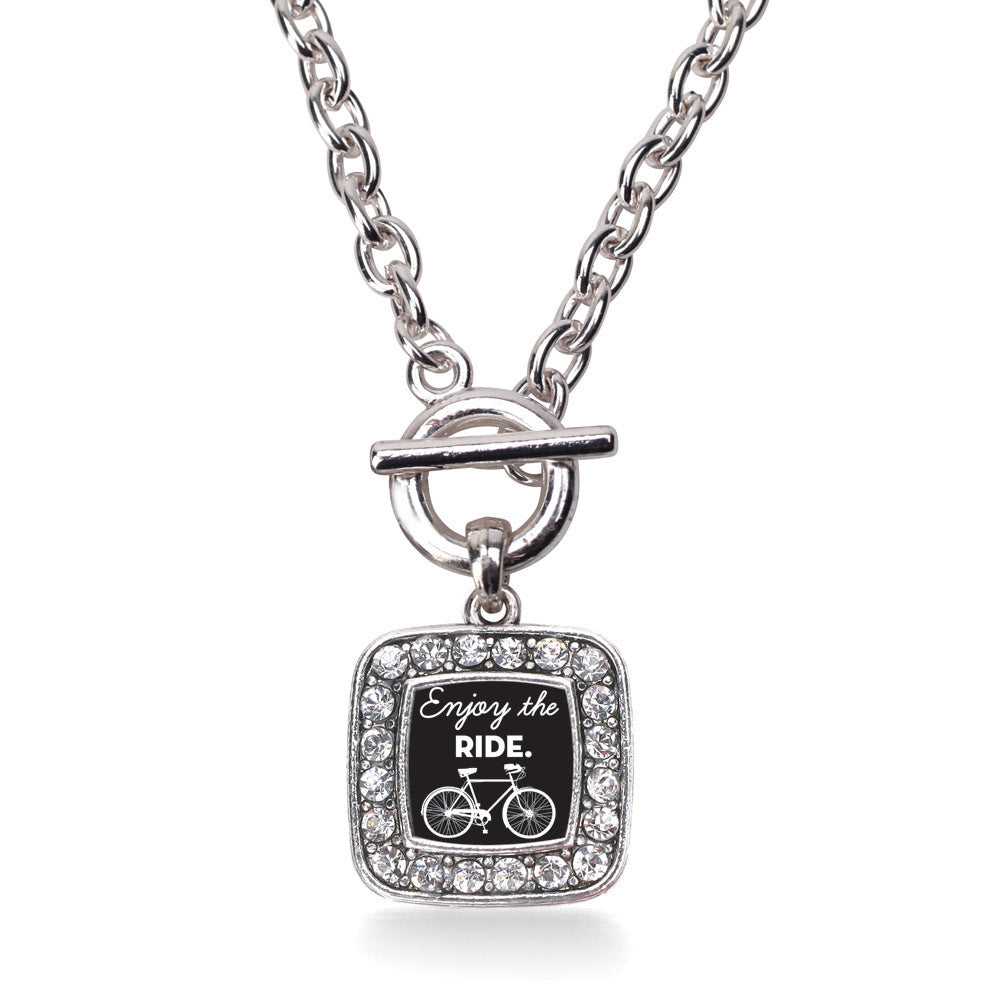 Bicyclist Square Charm
