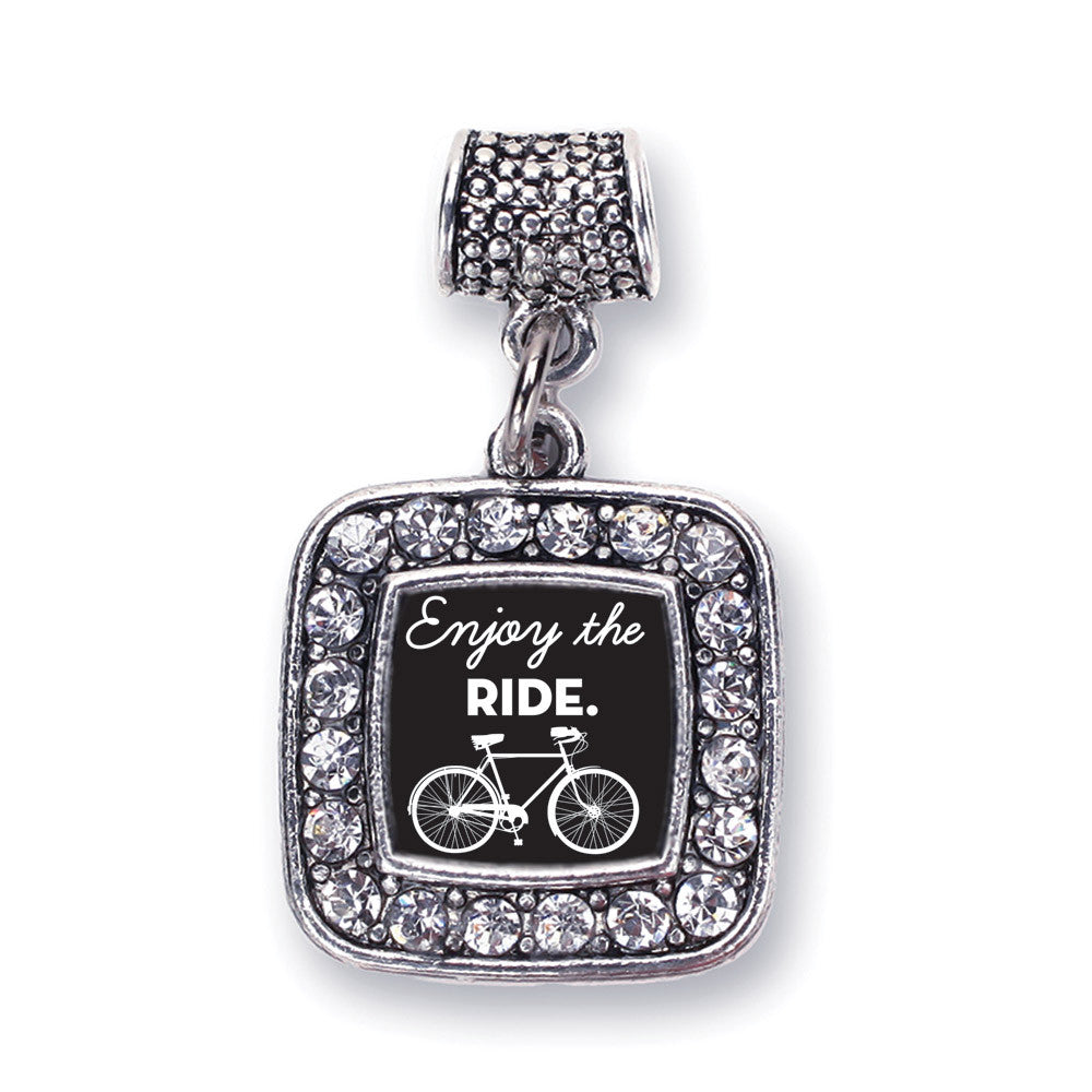 Bicyclist Square Charm
