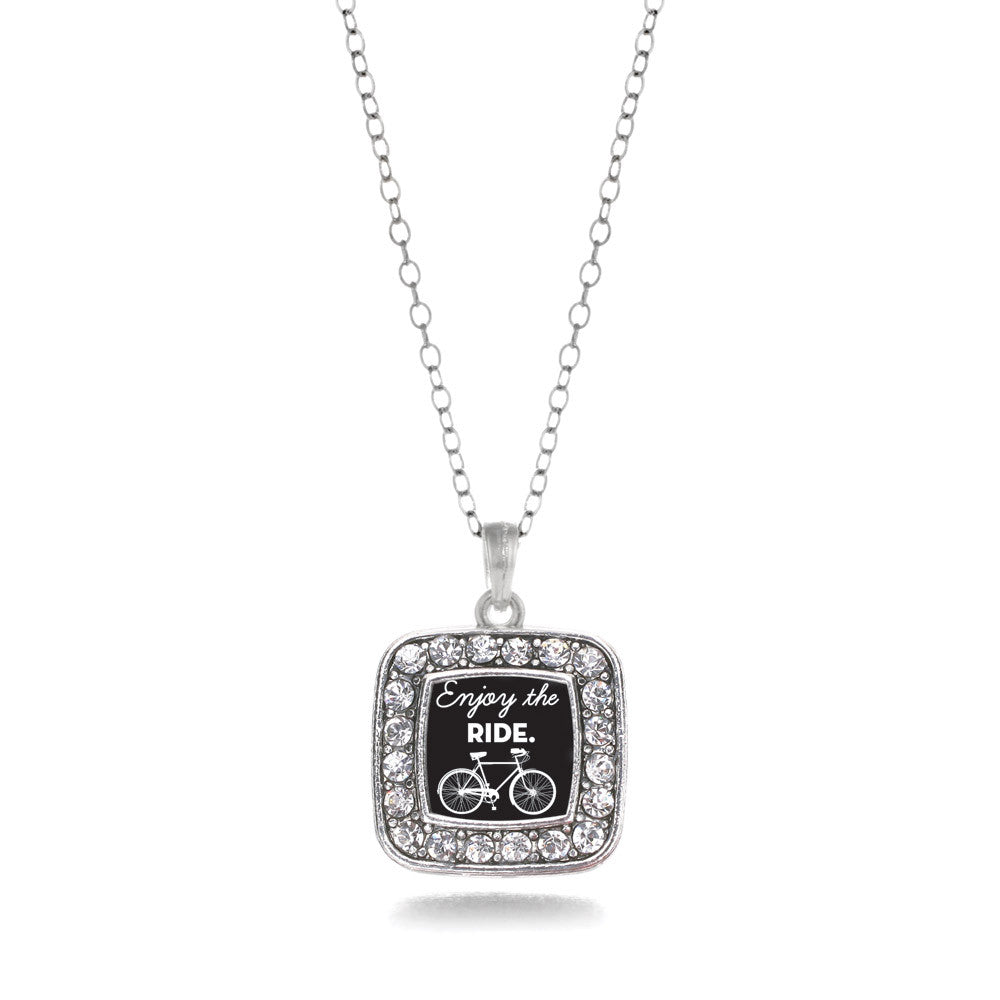 Bicyclist Square Charm