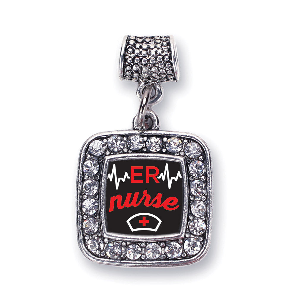 ER Nurse Square Charm