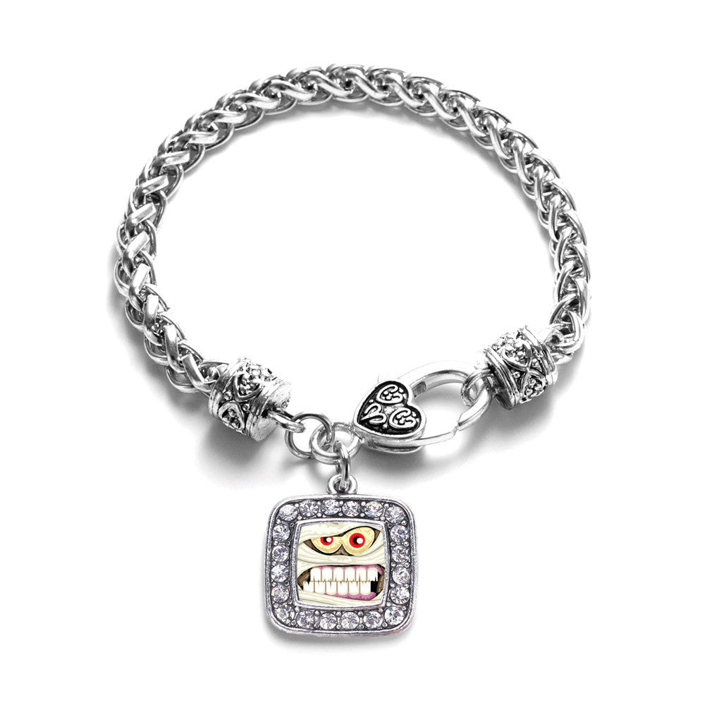 Angry Mummy Square Charm