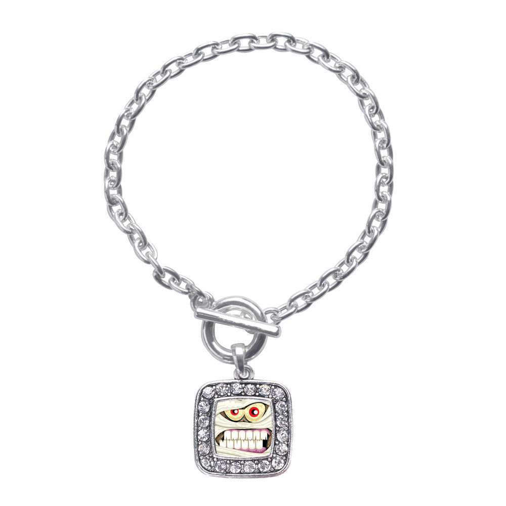 Angry Mummy Square Charm