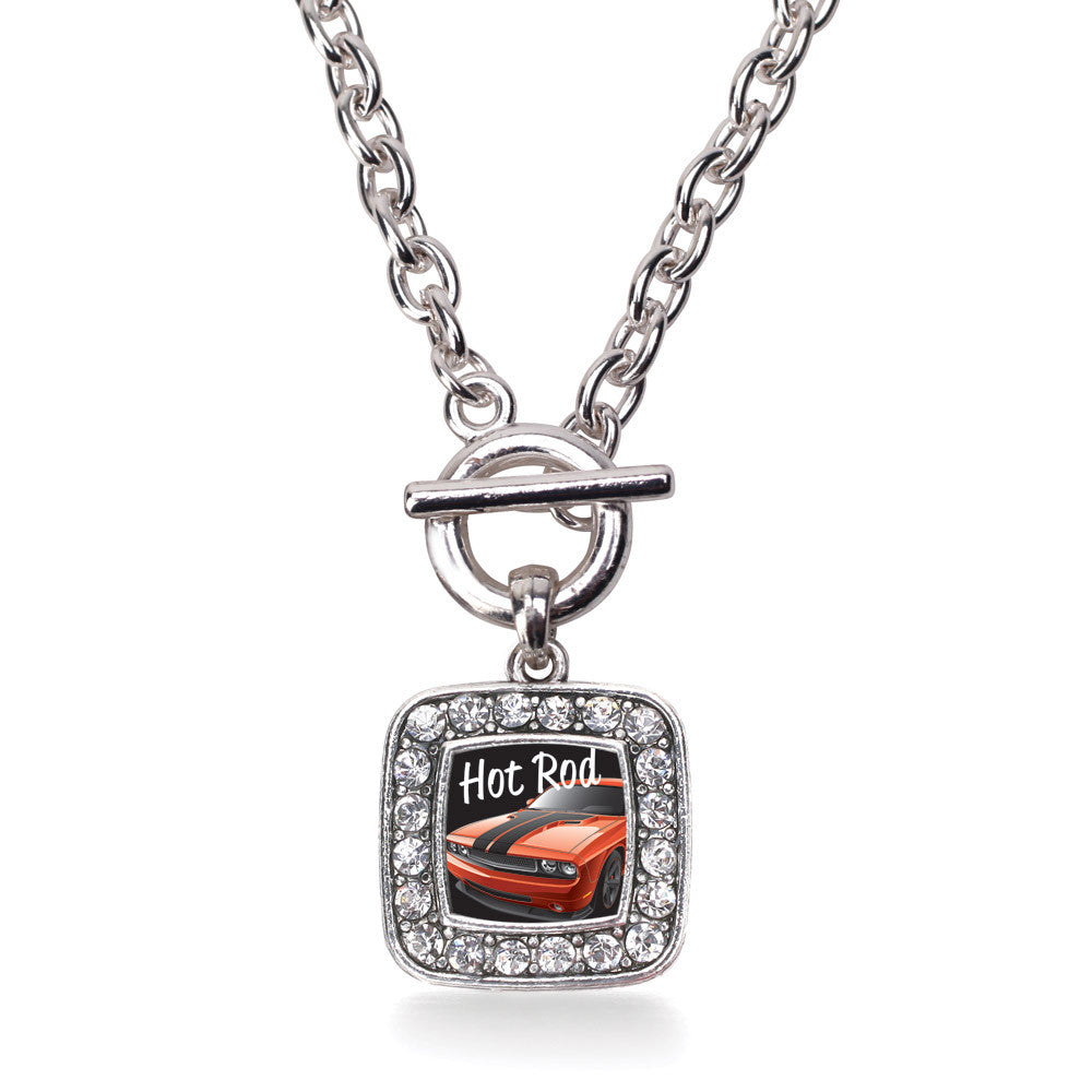 Hot Rod Square Charm