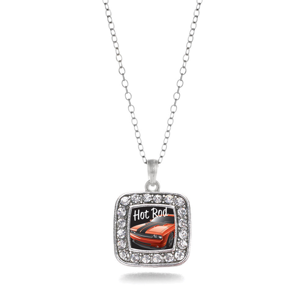 Hot Rod Square Charm