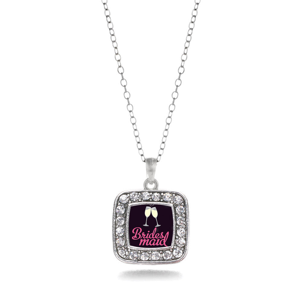 Bridesmaid Square Charm