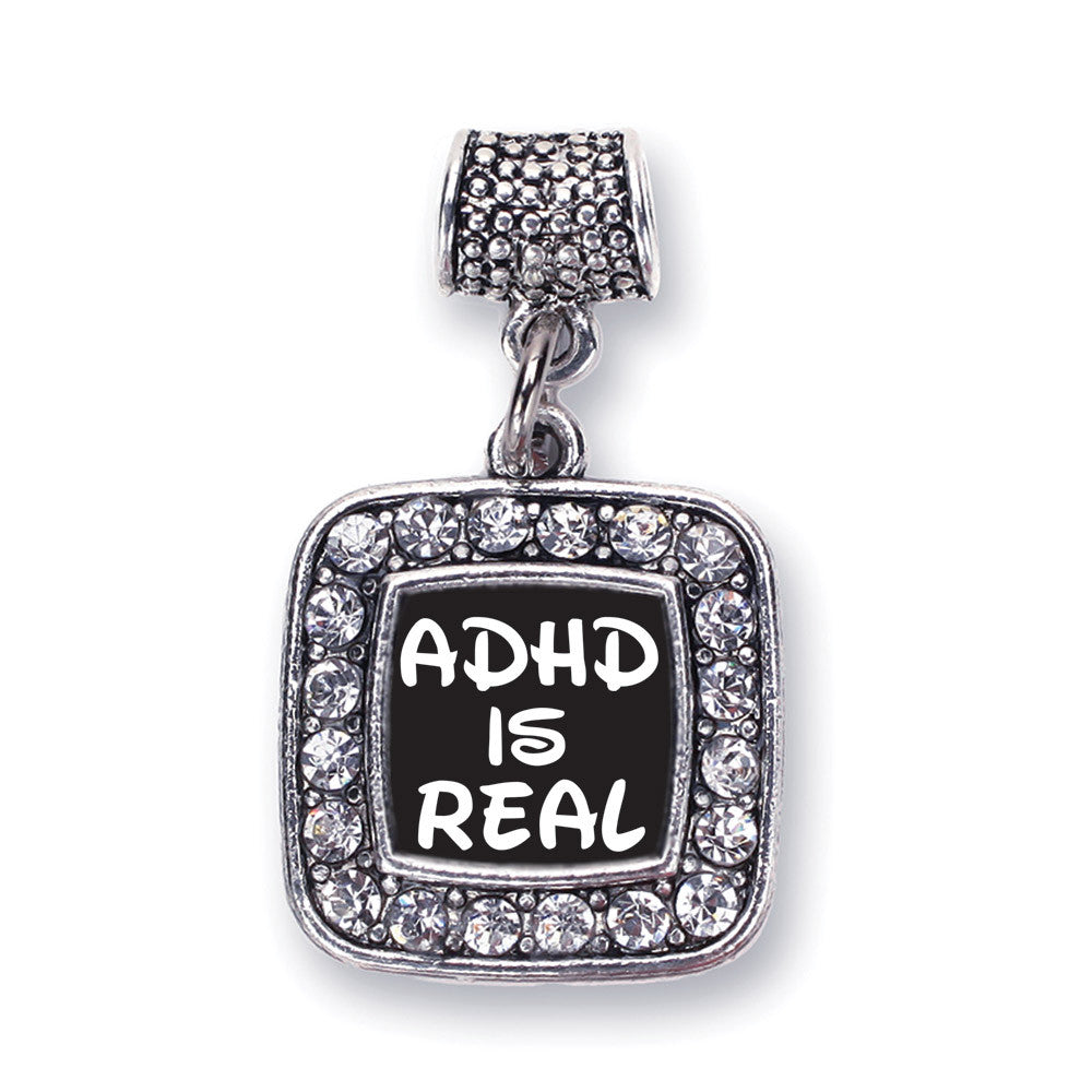 ADHD Awareness Square Charm
