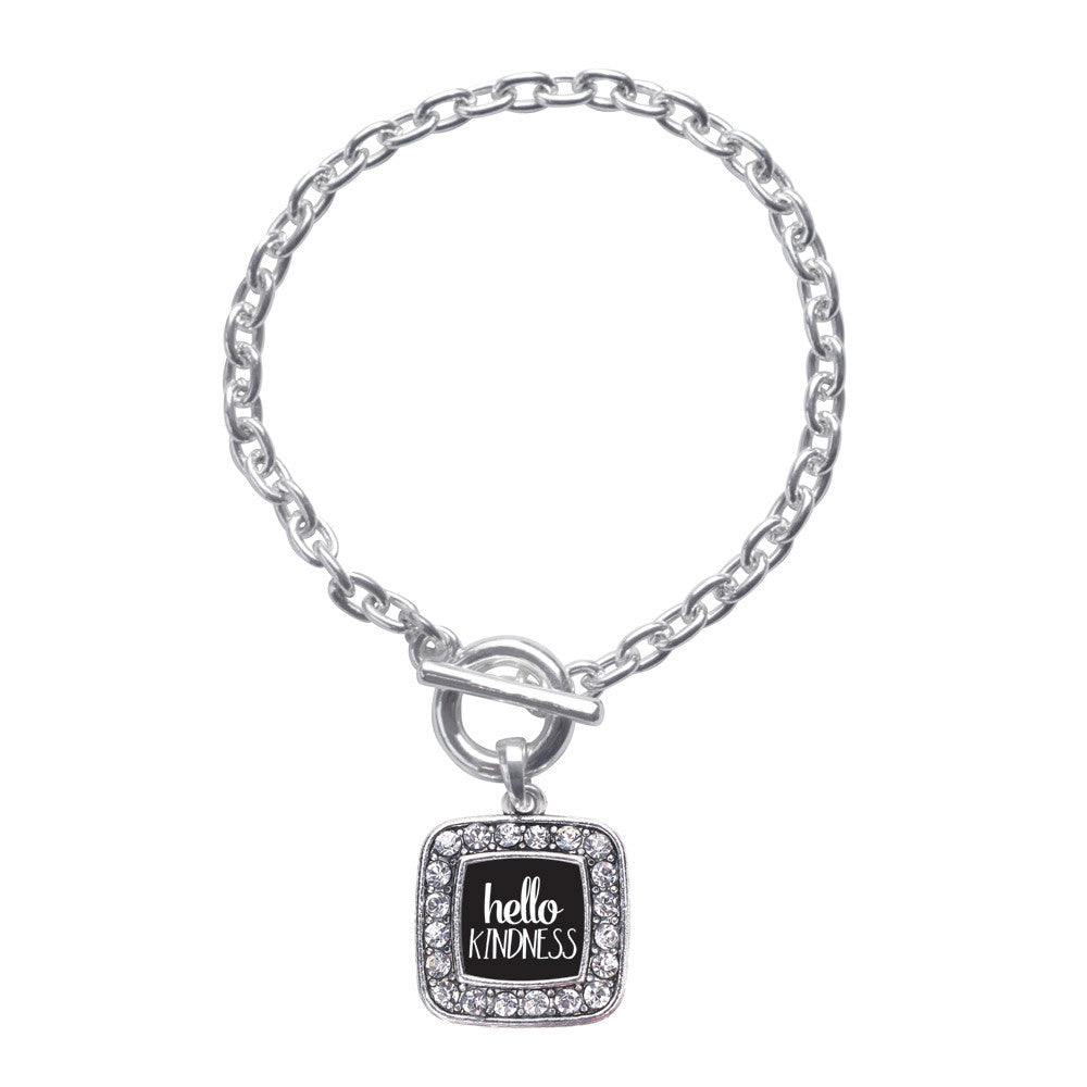 Hello Kindness Square Charm