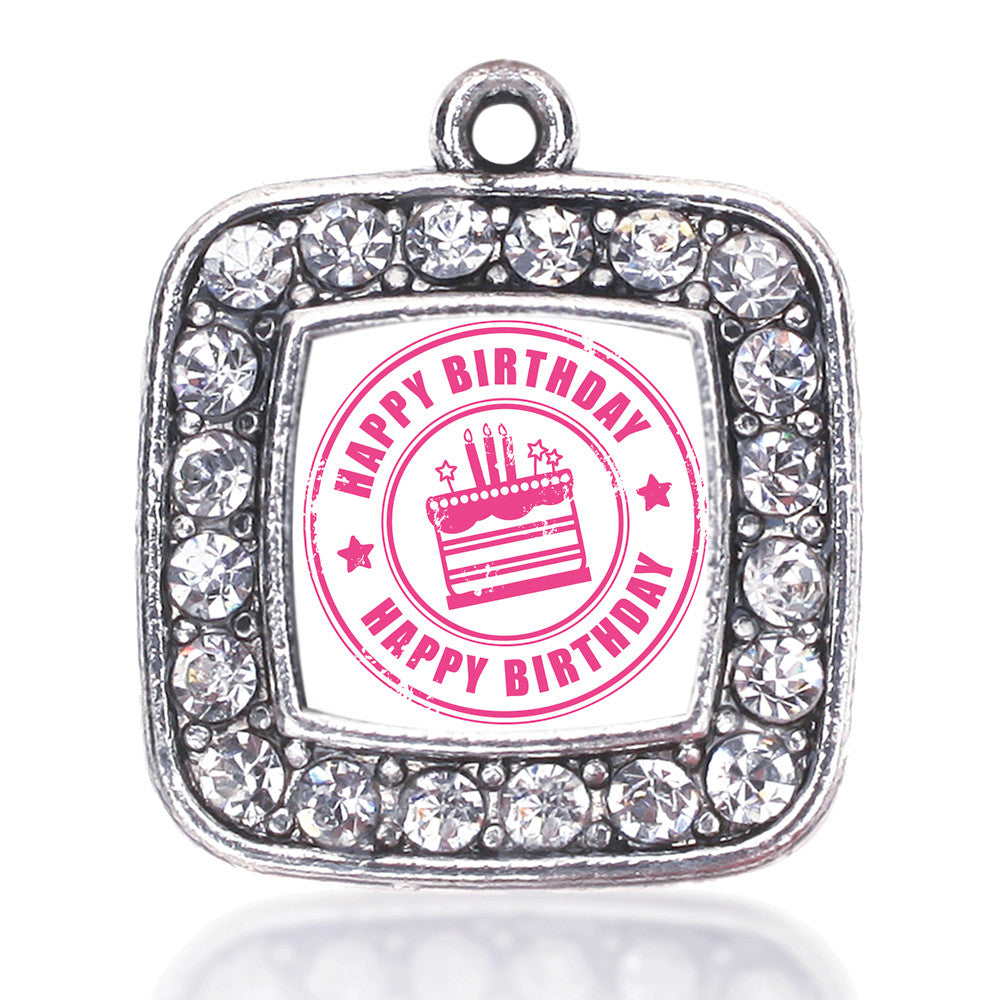 Happy Birthday Square Charm