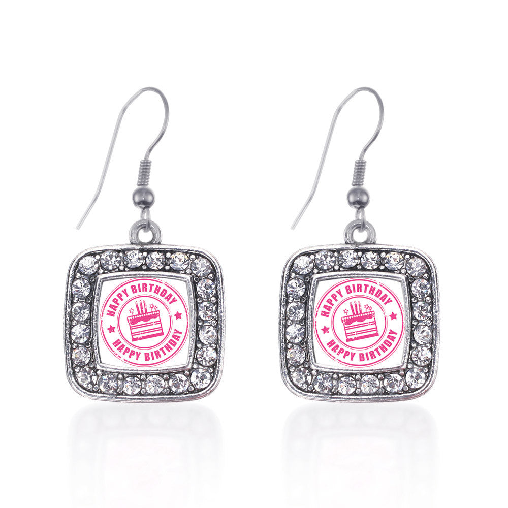 Happy Birthday Square Charm