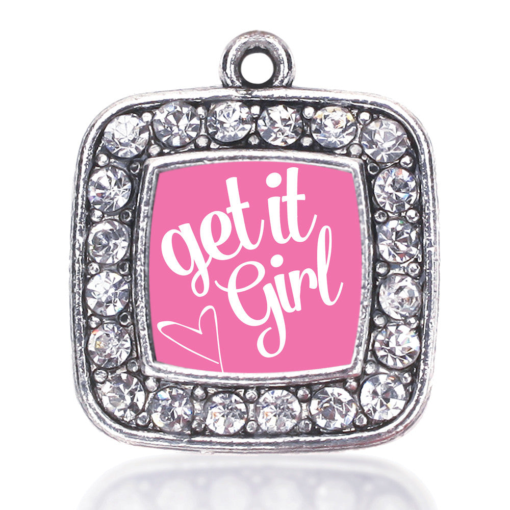 Get It Girl Square Charm