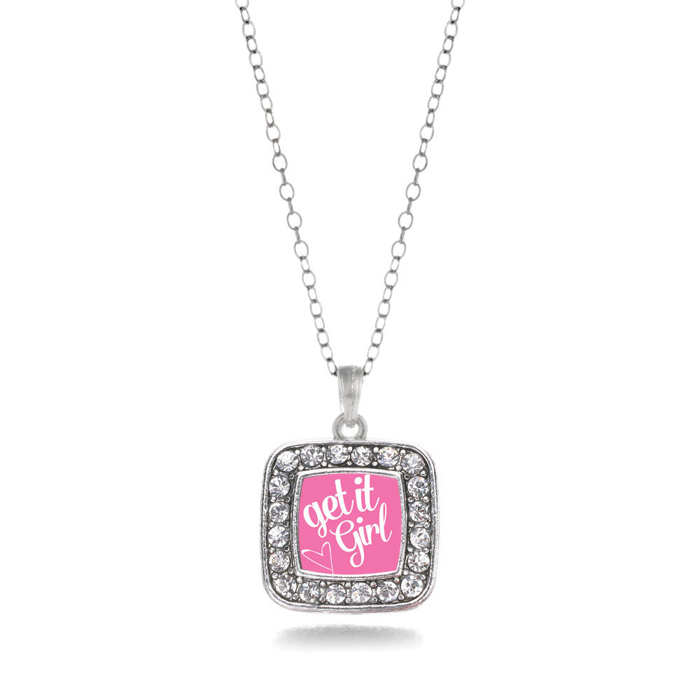 Get It Girl Square Charm