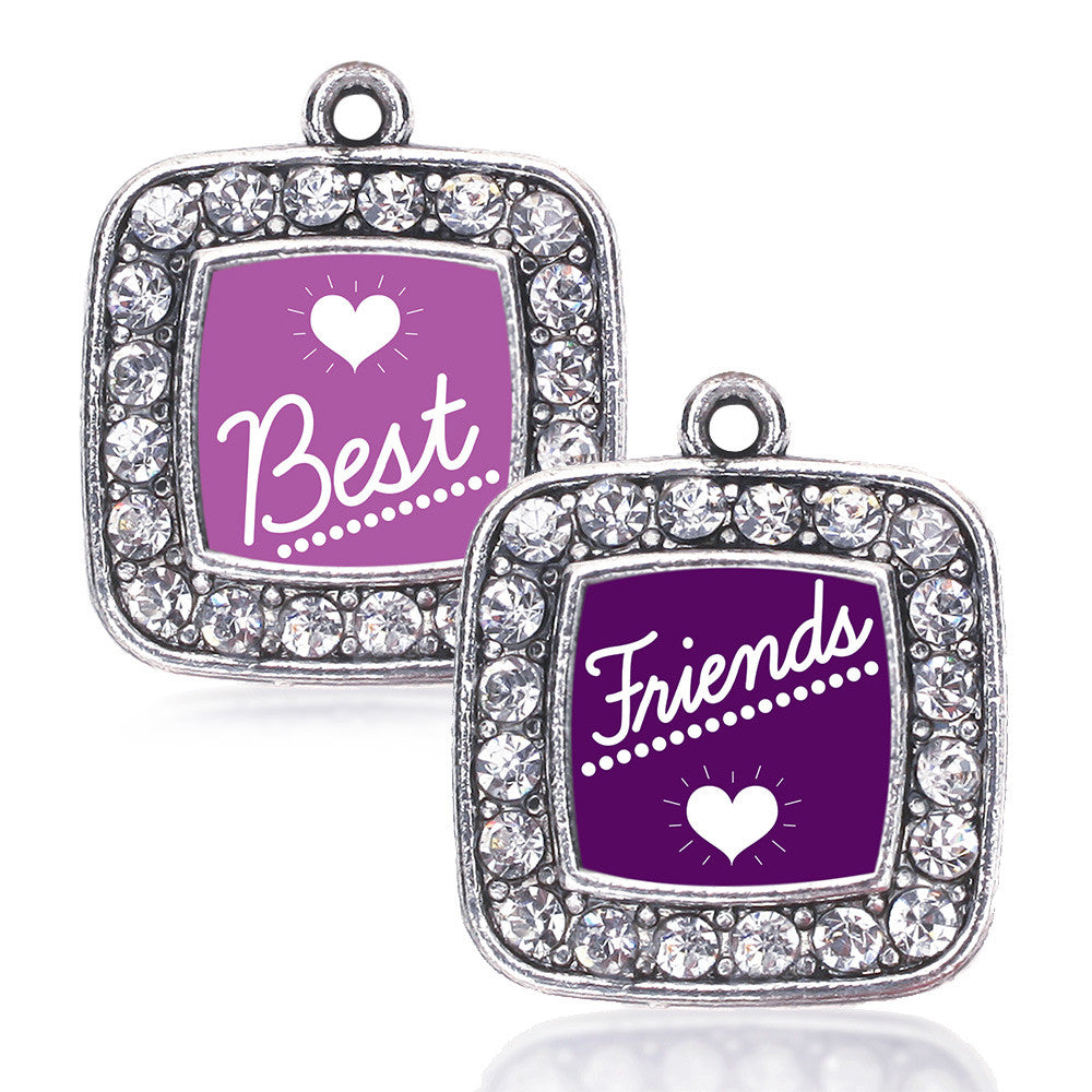 Best Friends Set Square Charm