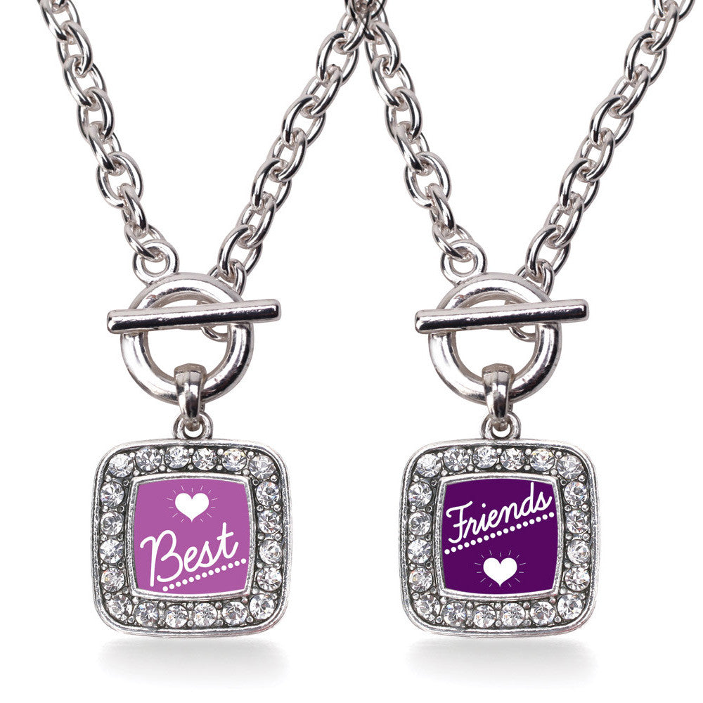 Best Friends Set Square Charm