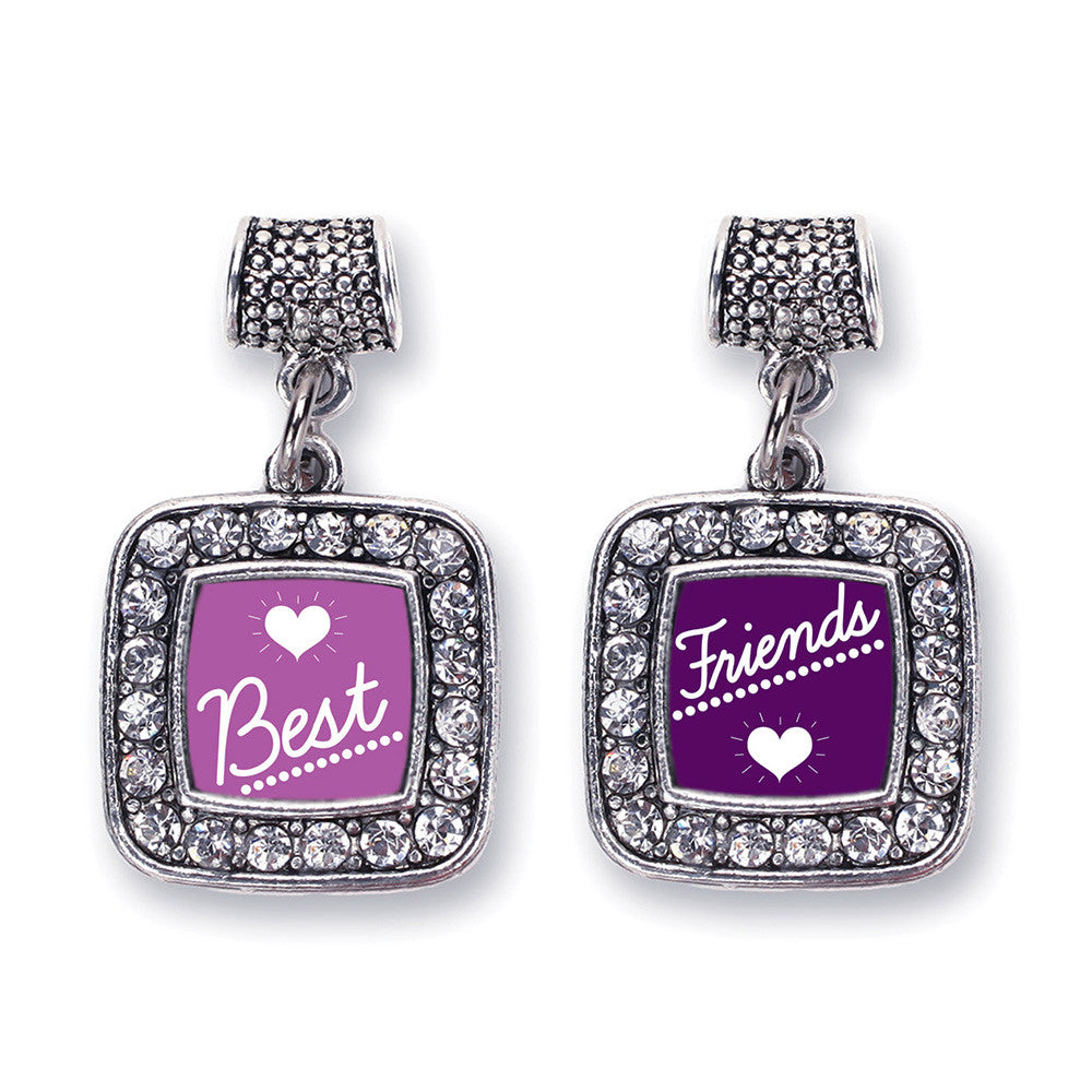Best Friends Set Square Charm