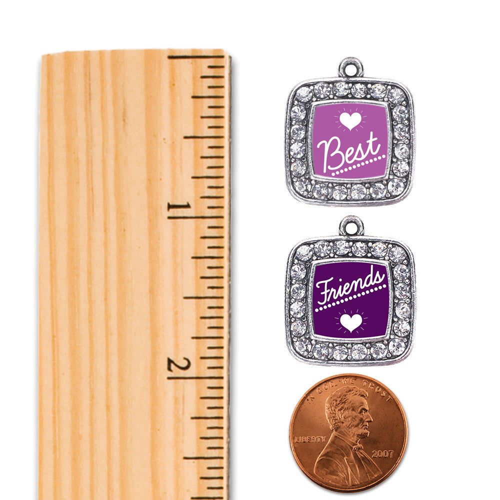 Best Friends Set Square Charm